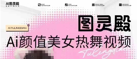 全网首发，原价988图灵殿AI颜值美女热舞视频，云端生图，轻松过原创-第一资源站