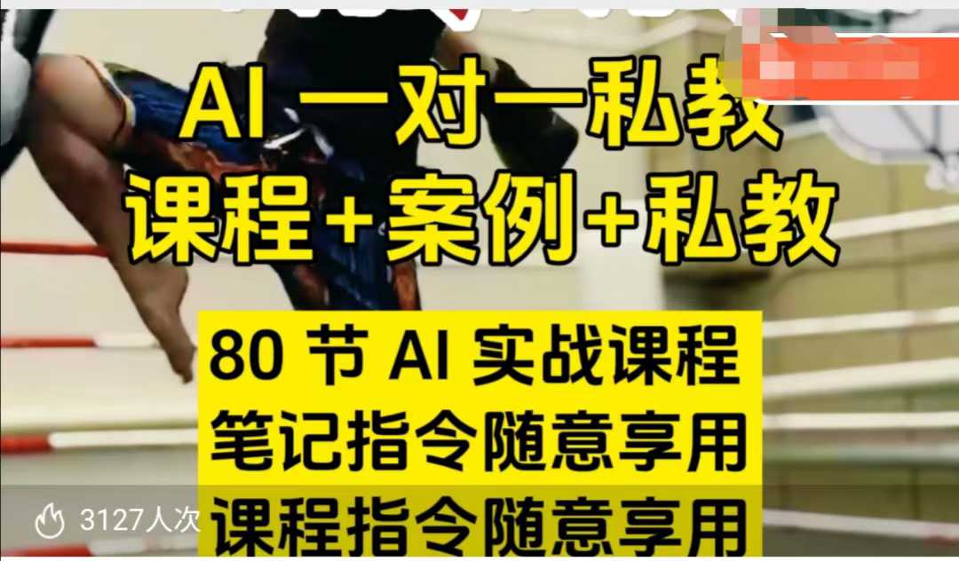 AI指令实战课，课程+案例，80节AI实战课程，笔记指令随意享用，课程指令随意享用-第一资源站