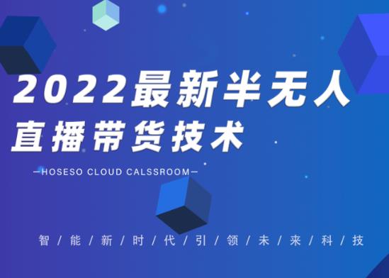 禾兴社·2022最新抖音半无人直播带货技术及卡直播广场玩法，价值699元-第一资源站
