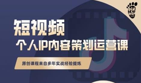 抖音短视频个人ip内容策划实操课，真正做到普通人也能实行落地-第一资源站