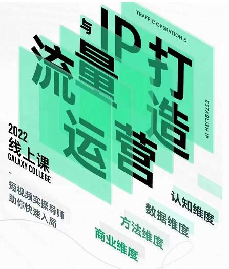 大蓝流量运营&个人ip打造课，短视频带货/爆款文案/流量运营/直播入门/镜头变现/流量商业-第一资源站