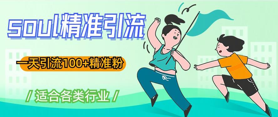 soul精准引流系列课程，一天引流100+精准粉，适合各类行业-第一资源站