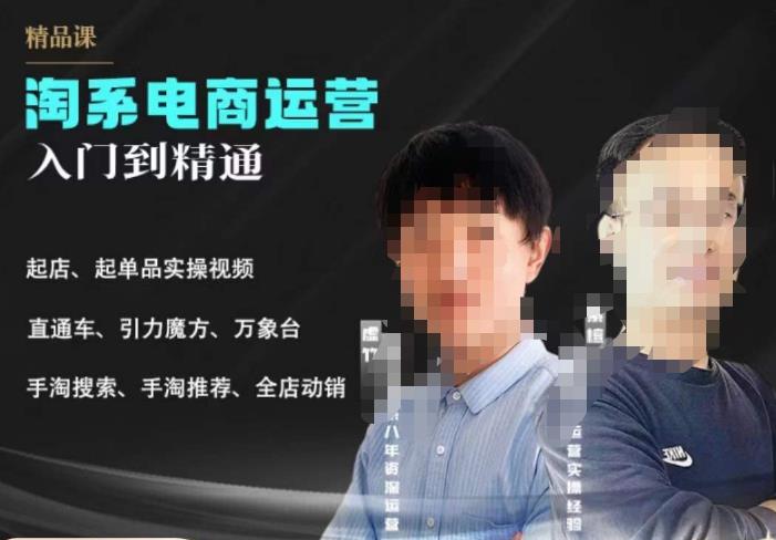 2023手淘搜索实操课+体系化课程，​起店起单品实操视频课程-第一资源站