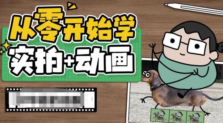 从零开始学实拍加动画，实拍加动画创意教程-第一资源站