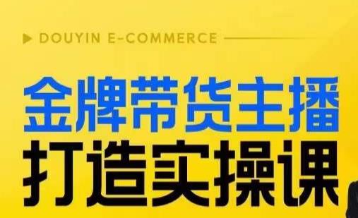 金牌带货主播打造实操课，直播间小公主丹丹老师告诉你，百万主播不可追，高效复制是王道！-第一资源站