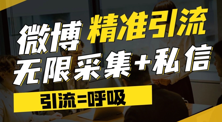 微博最新引流技术，软件提供博文评论采集+私信实现精准引流【揭秘】-第一资源站