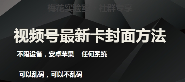 梅花实验室社群最新卡封面玩法3.0，不限设备，安卓苹果任何系统-第一资源站