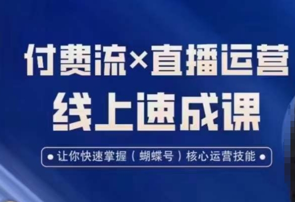 视频号付费流实操课程，付费流✖️直播运营速成课，让你快速掌握视频号核心运营技能-第一资源站