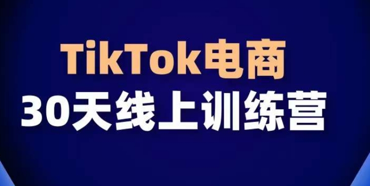 TikTok电商带货30天线上课，不可错过的全球流量洼地！-第一资源站