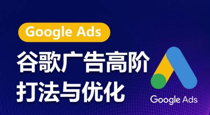 谷歌广告高阶打法与优化，凝结行业精华的谷歌广告体系课程，带你抓住流量红利，最大化ROI-第一资源站