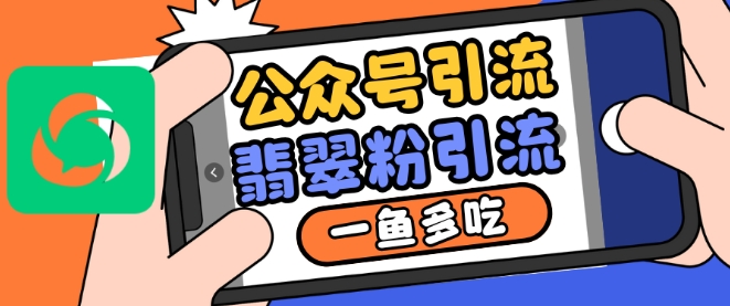 公众号利用推荐流量和搜一搜流量引流翡翠粉，一鱼多吃-第一资源站