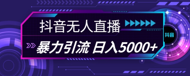 抖音快手视频号全平台通用无人直播引流法，利用图片模板和语音话术，暴力日引流100+创业粉【揭秘】-第一资源站
